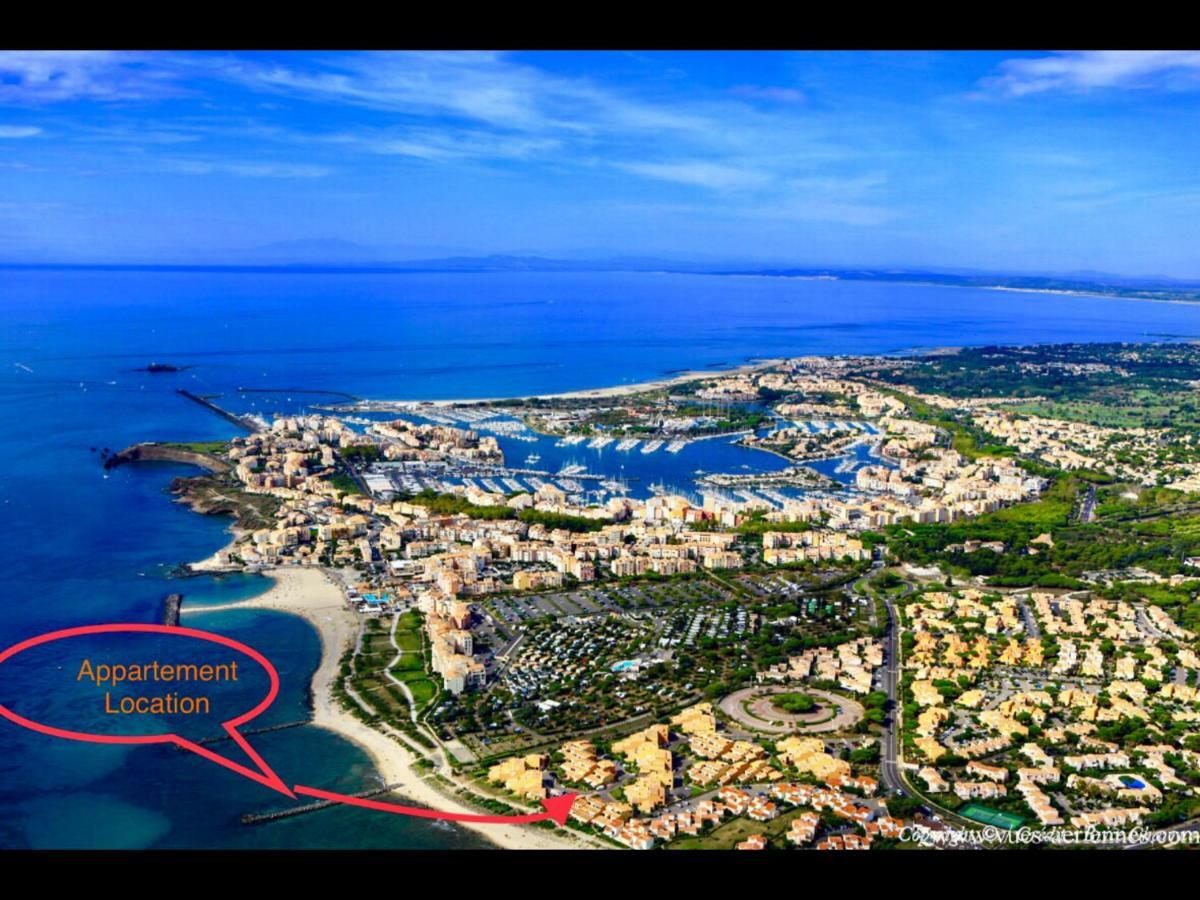 Residence Le Neptuna T2 Direct Plage Wifi Clim Agde Ngoại thất bức ảnh